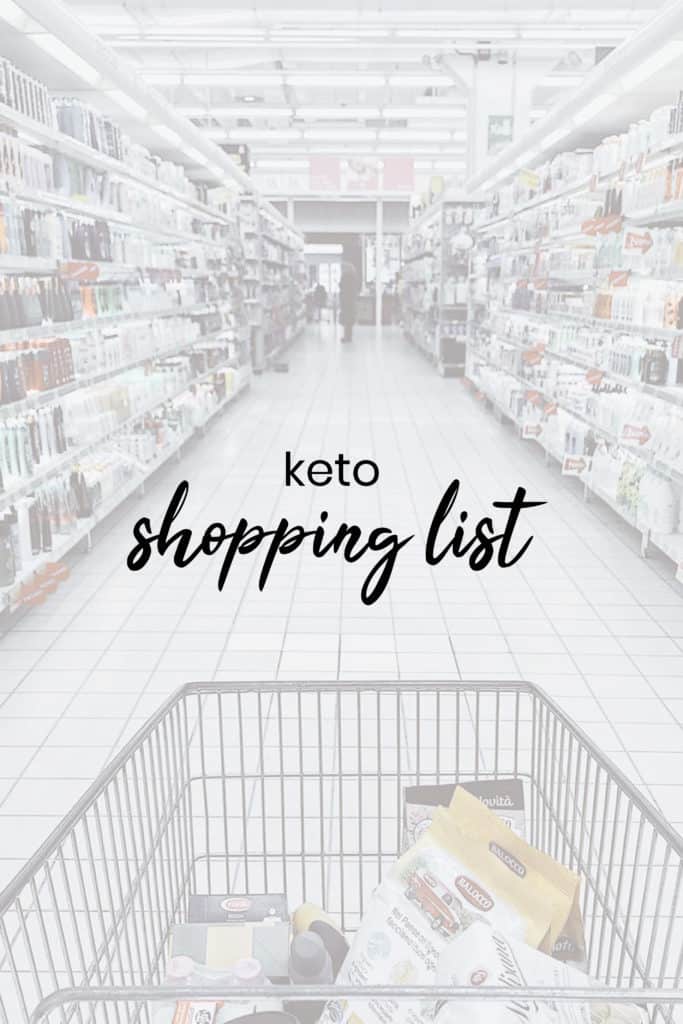 keto diet shopping list low carb simplified new ketoconnect