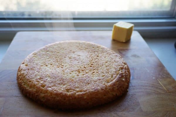 gluten free dutch baby steaming