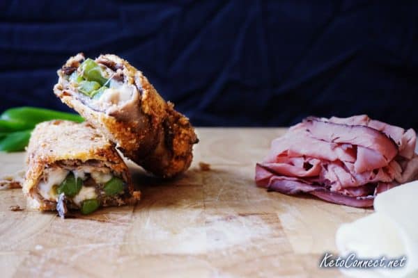 philly cheesesteak keto roll