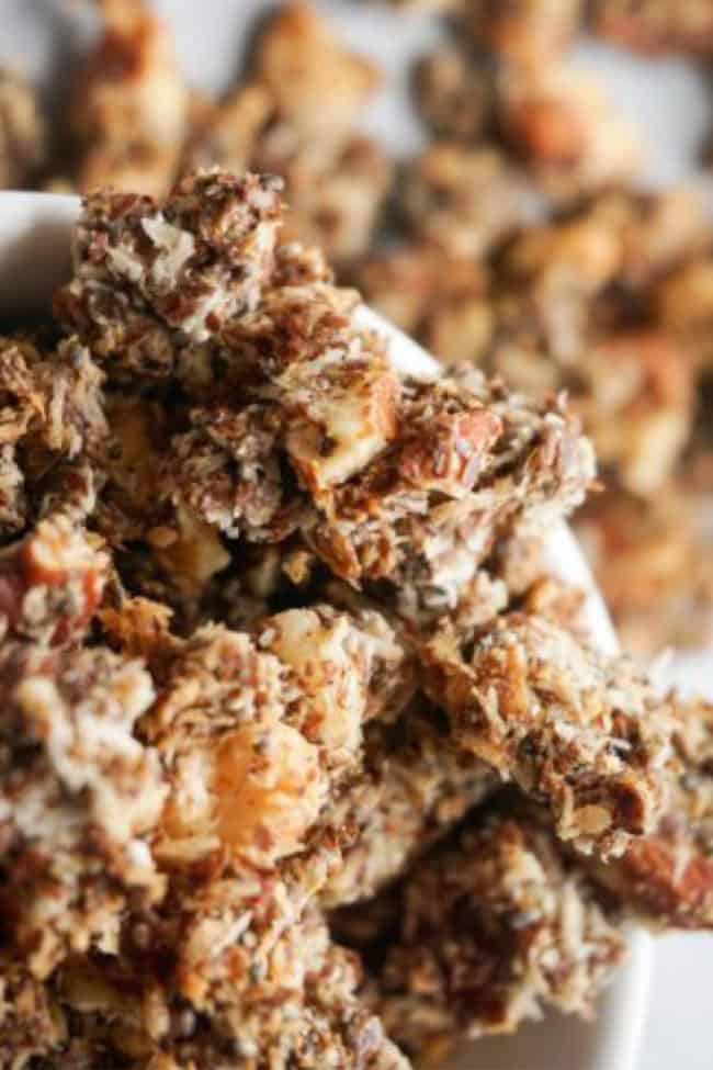 Cinnamon Keto Granola recipe