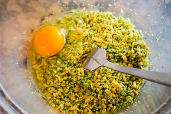 keto griddle cake egg and brocolli