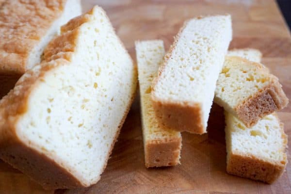 low carb french toast bread sliced