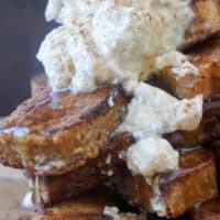 low carb french toast close up