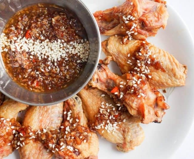 Asian Wing Sauce asian wing sauce off center