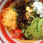 mexican breakfast bowl overhead2