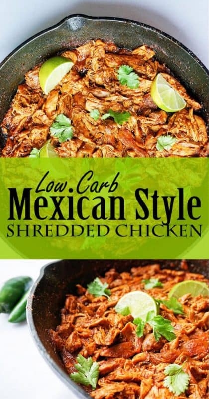 mexican shredded chicken pinterest