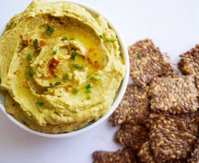 avocado hummus horizontal far