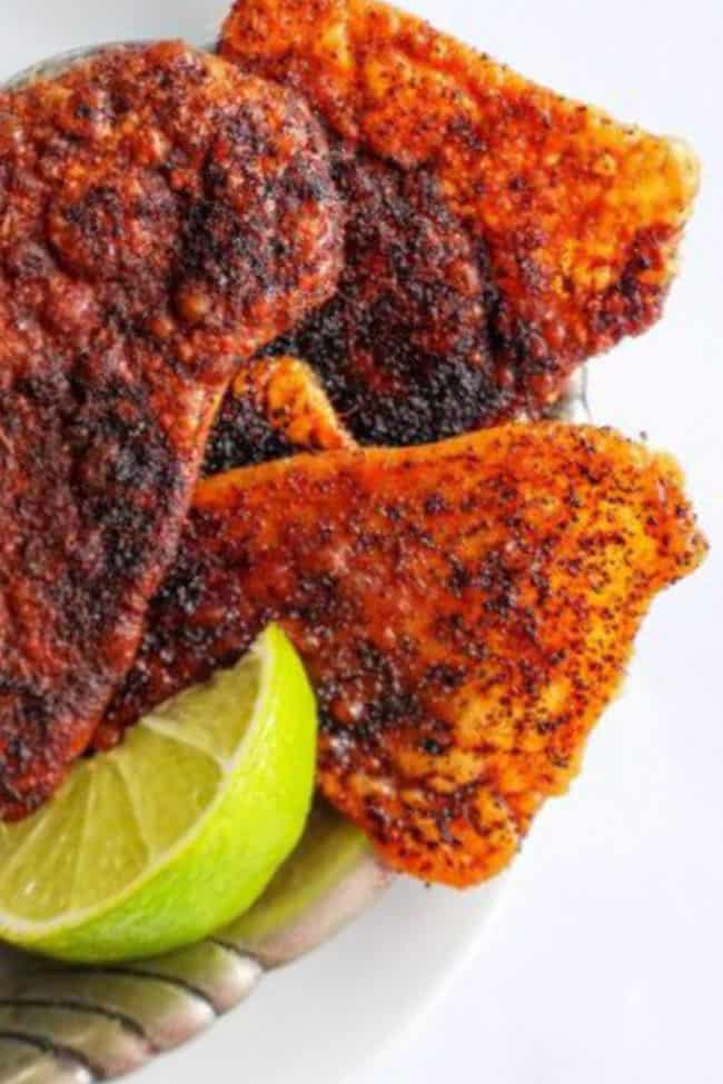 baked chicken skin recipe