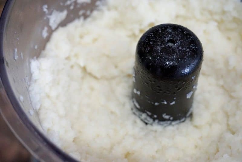 creamy cauliflower mash blended