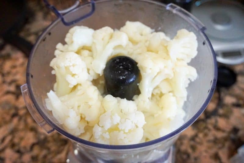 creamy cauliflower mash blender whole