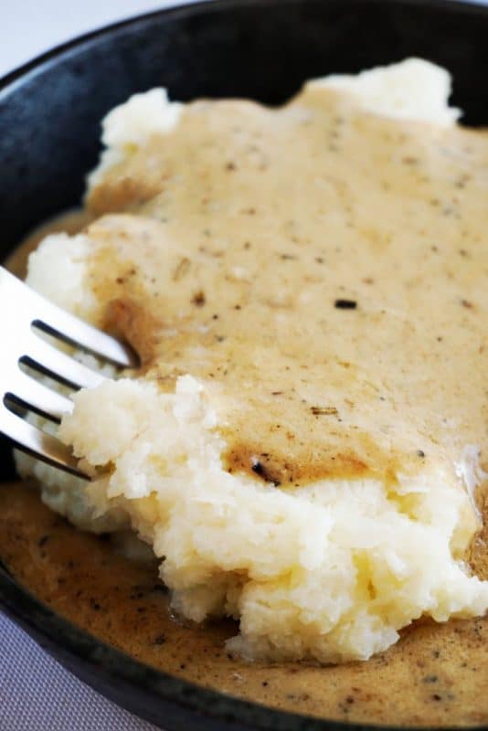 Creamy Cauliflower Mash creamy cauliflower mash fork final