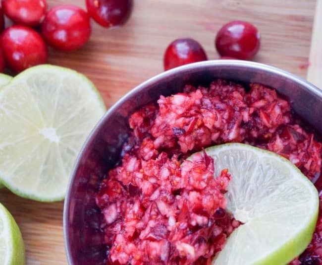 Fresh Cranberry Relish fresh cranberry relish semi close horizontal