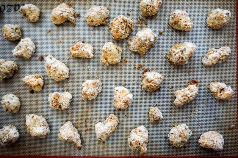 gluten free popcorn chicken baked