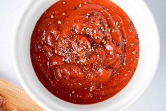 low carb bbq sauce only center