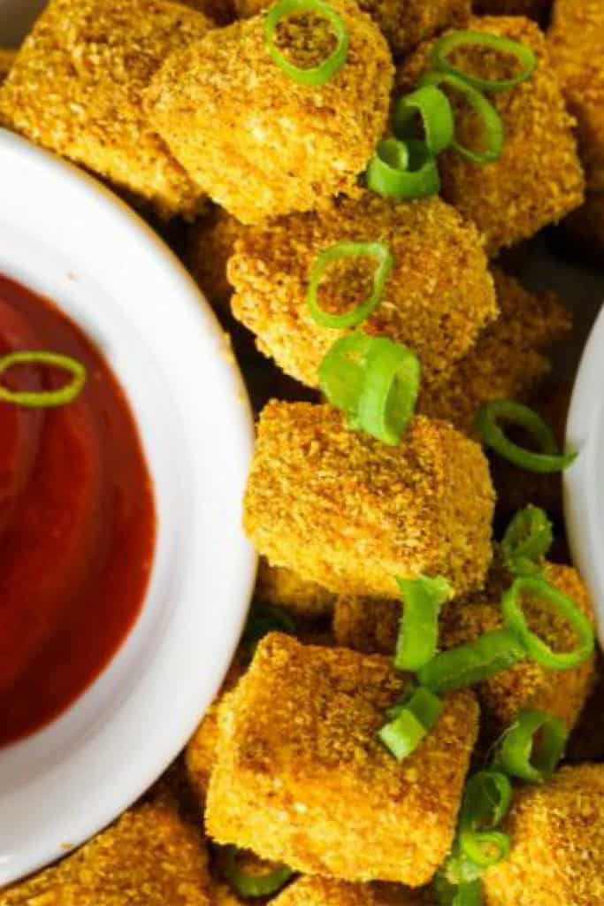 Curry Tofu Nuggets KetoConnect