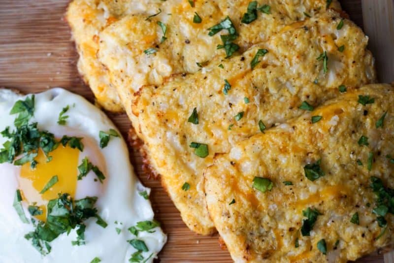 are sweet potatoes keto cauliflower hash browns angle separate