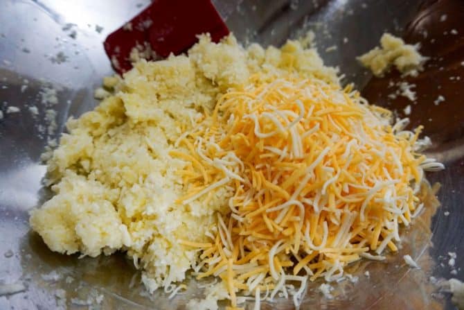 cauliflower hash browns cheese ingredient