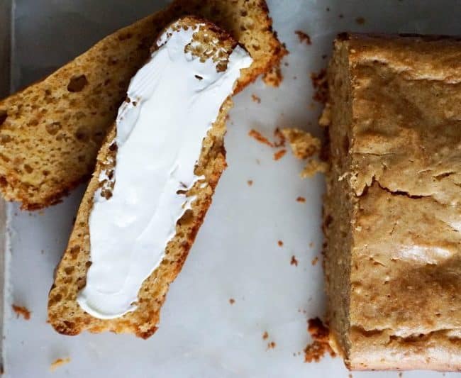 cream cheese bread horizontal