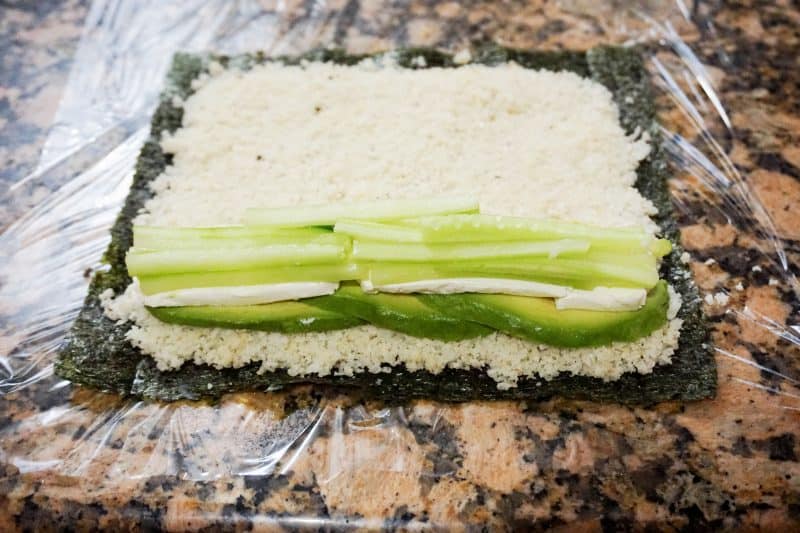 keto sushi cucumber