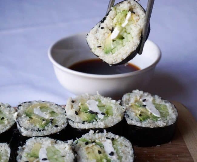 keto sushi keto sushi horizontal dip