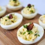 simple deviled eggs angle