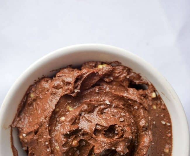 chocolate avocado pudding horizontal