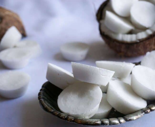 coconut fat bombs horizontal