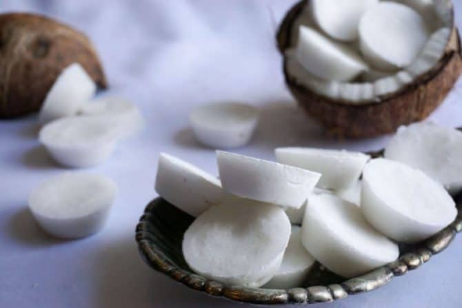 coconut fat bombs horizontal