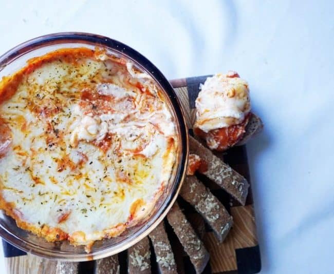 easy pizza dip horizontal