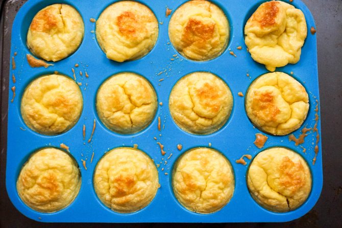 keto muffins baked