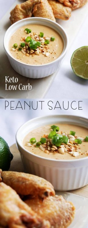 Low carb peanut sauce - Simply combine and serve