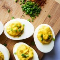 curried deviled eggs overhead final