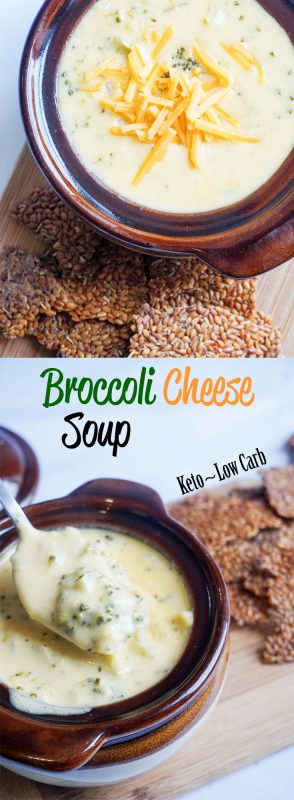 Keto Broccoli Cheese soup made simple! Low carb comfort food!