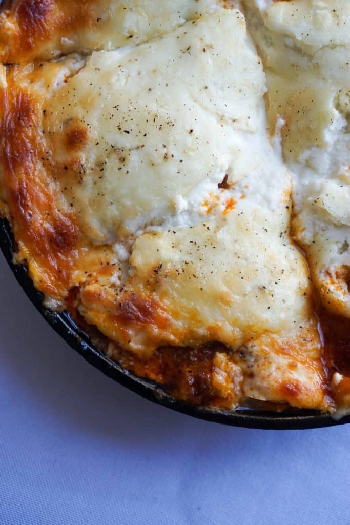 Keto Lasagna Freshly baked lasagna, gooey cheese, thick sauce
