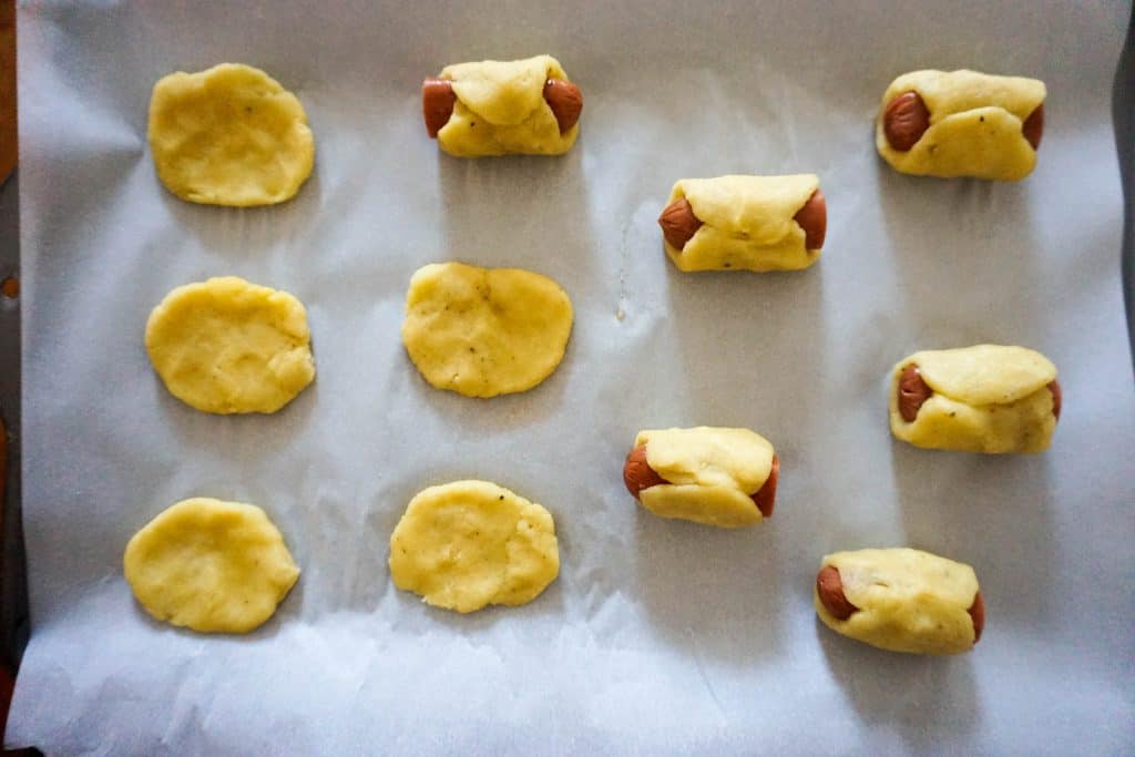 keto pigs in a blanket half formed