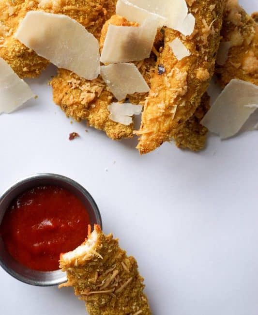 Parmesan Breaded Chicken parmesan breaded chicken bite