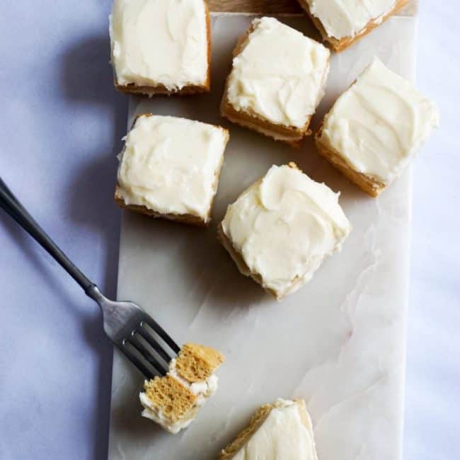 Protein Cake protein cake vanilla overhead final