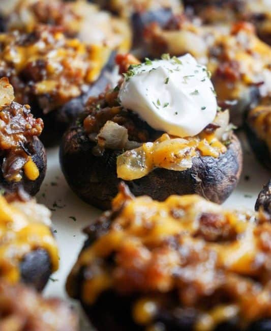 Sausage Stuffed Mushrooms sausage stuffed mushrooms final