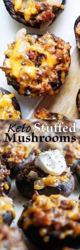 Keto Stuffed Mushrooms Simple Sausage Stuffed Mushrooms - Keto, and Low Carb!