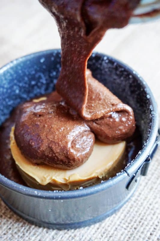 keto lava cake Our Keto Chocolate Peanut Butter Cake has a peanut butter lava center with a moist outer chocolate cake!