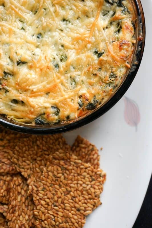 Our Easy keto Spinach Artichoke Dip is best served hot and to a room full of hungry people, where it is sure to satisfy!