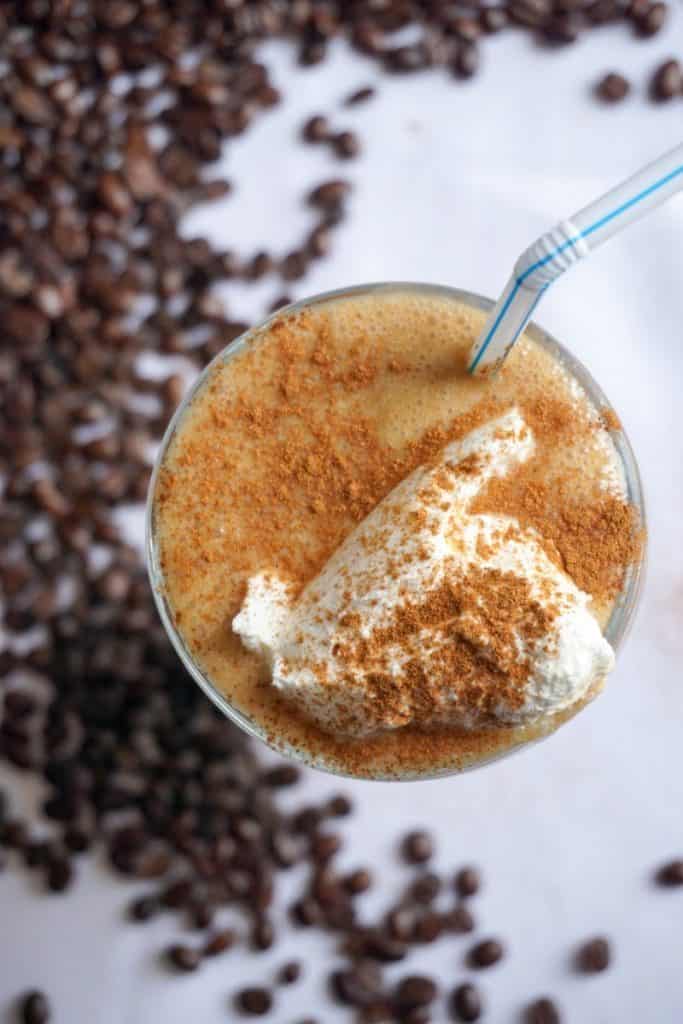 keto iced coffee keto iced coffee closeup