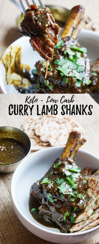 Our Curry Lamb Shanks Recipe is slow roasted and fall off the bone tender!