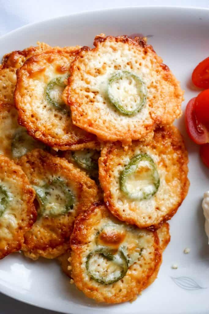 Keto Jalapeno Cheese Crisps