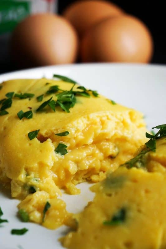 keto vegetarian recipes French Omelette final
