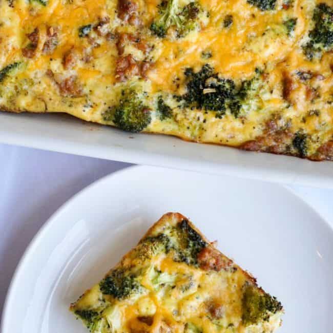 Low Carb Breakfast Casserole - KetoConnect