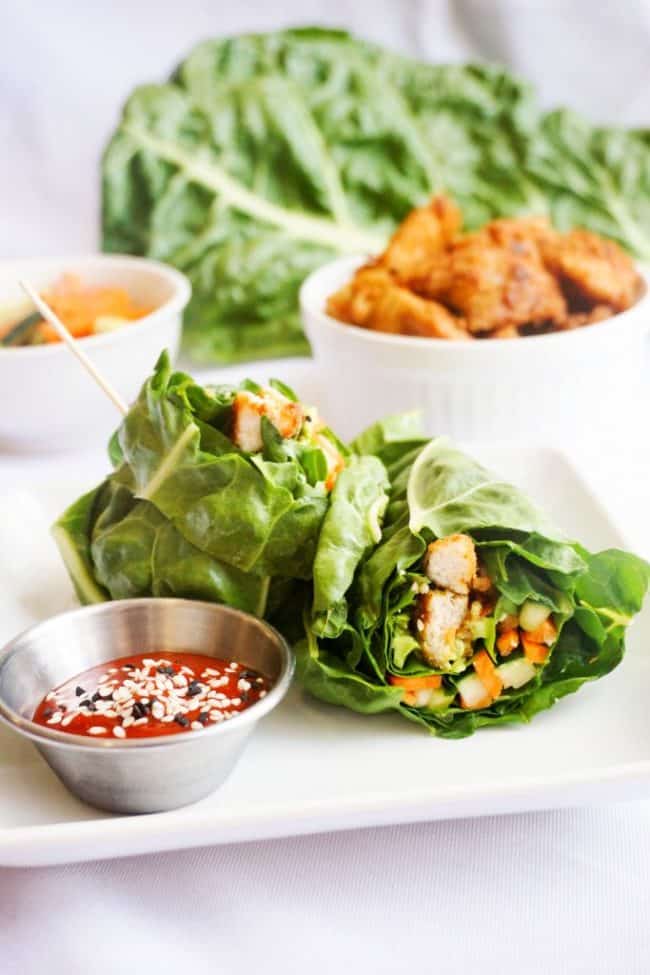 lettuce wraps side