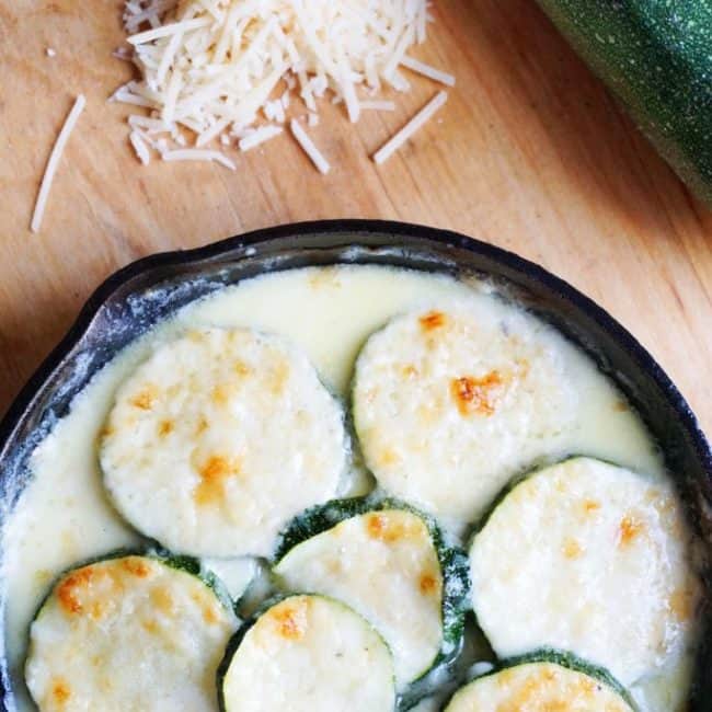Zucchini gratin Zucchini gratin