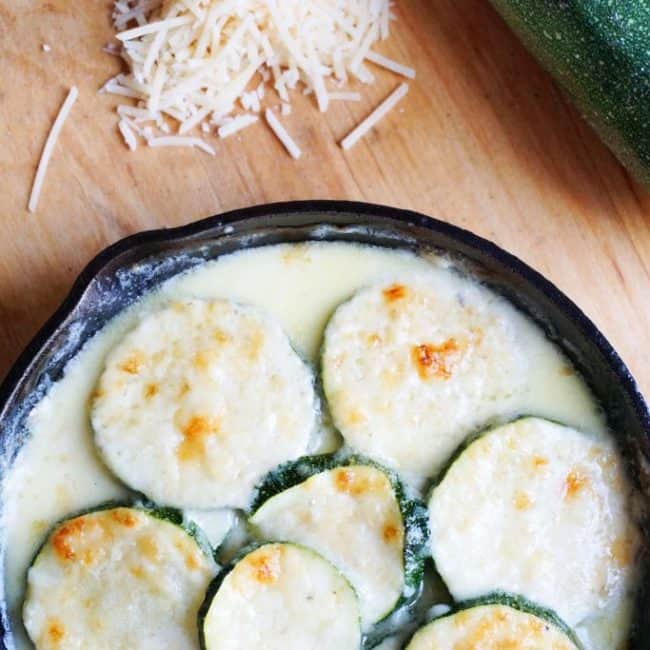 Zucchini gratin