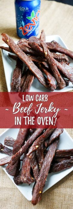 We used Zevia Cola to make our deliciously easy Low Carb Beef Jerky great for on the go snacking and a perfect snack for a keto diet!!